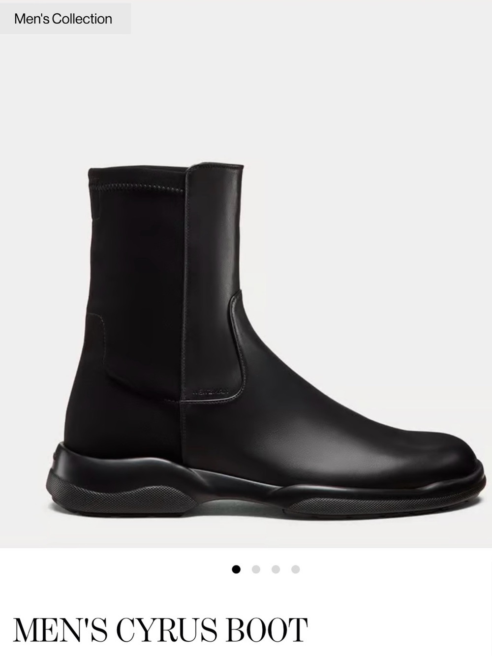 Stuart Weitzman Cyrus Men’s Black Leather Boots | US 11 | New in Box - Picture 2 of 11